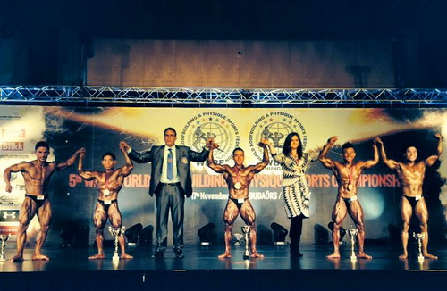 Muscle man Nguyen Anh Thong wins gold at world bodybuilding championships